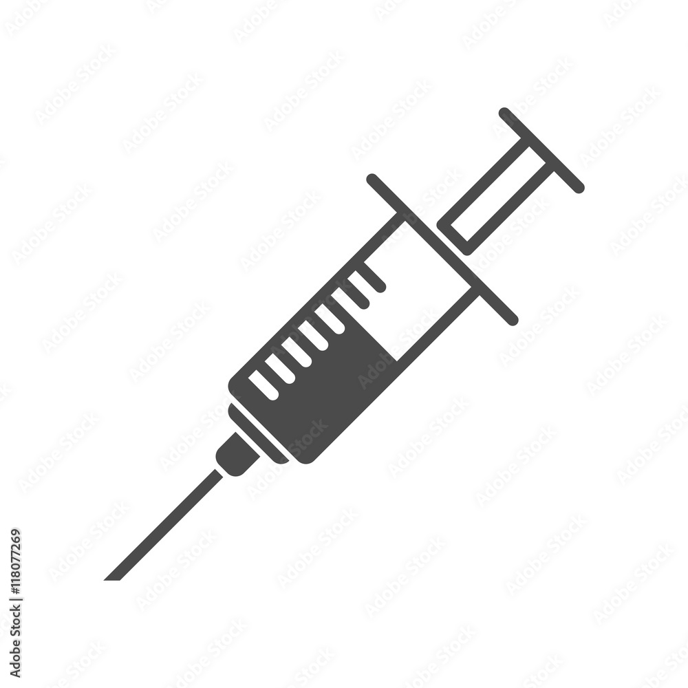 Syringe vector icon Syringe vector icon