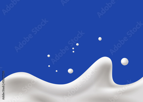 Whipped cream vector