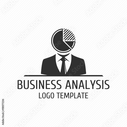 Business analysis logo template