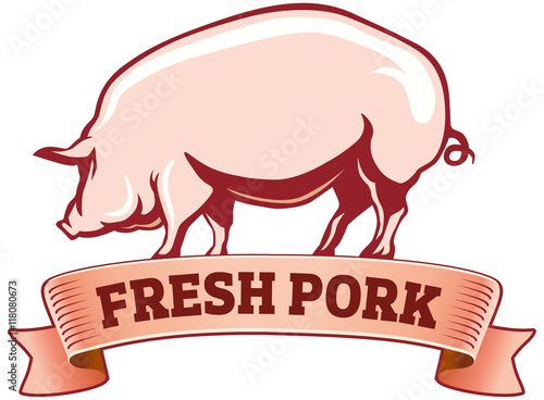 fresh pork pig