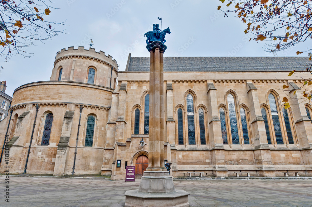 Fototapeta premium Temple Church at london, England