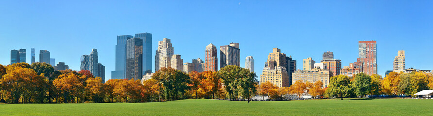 Canvas schilderij Central Park Herfstsfeer in Central Park  © rabbit75_fot