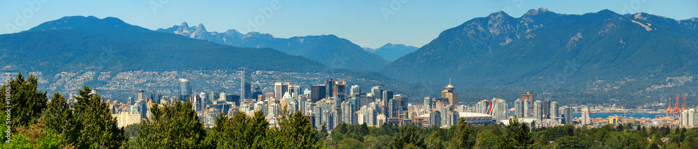 Naklejka premium Vancouver w górach
