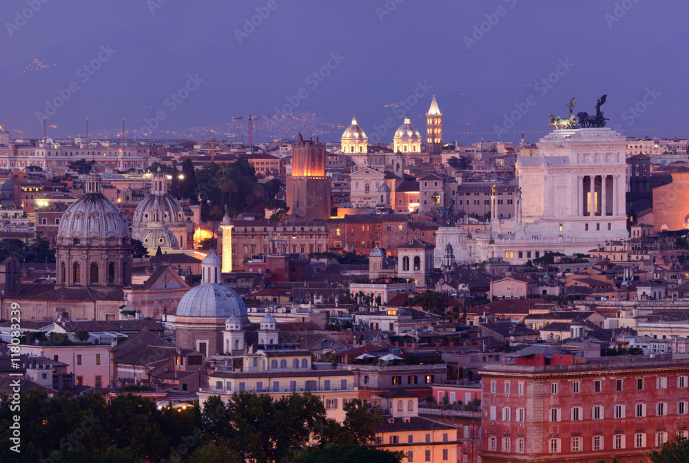 Rome night view
