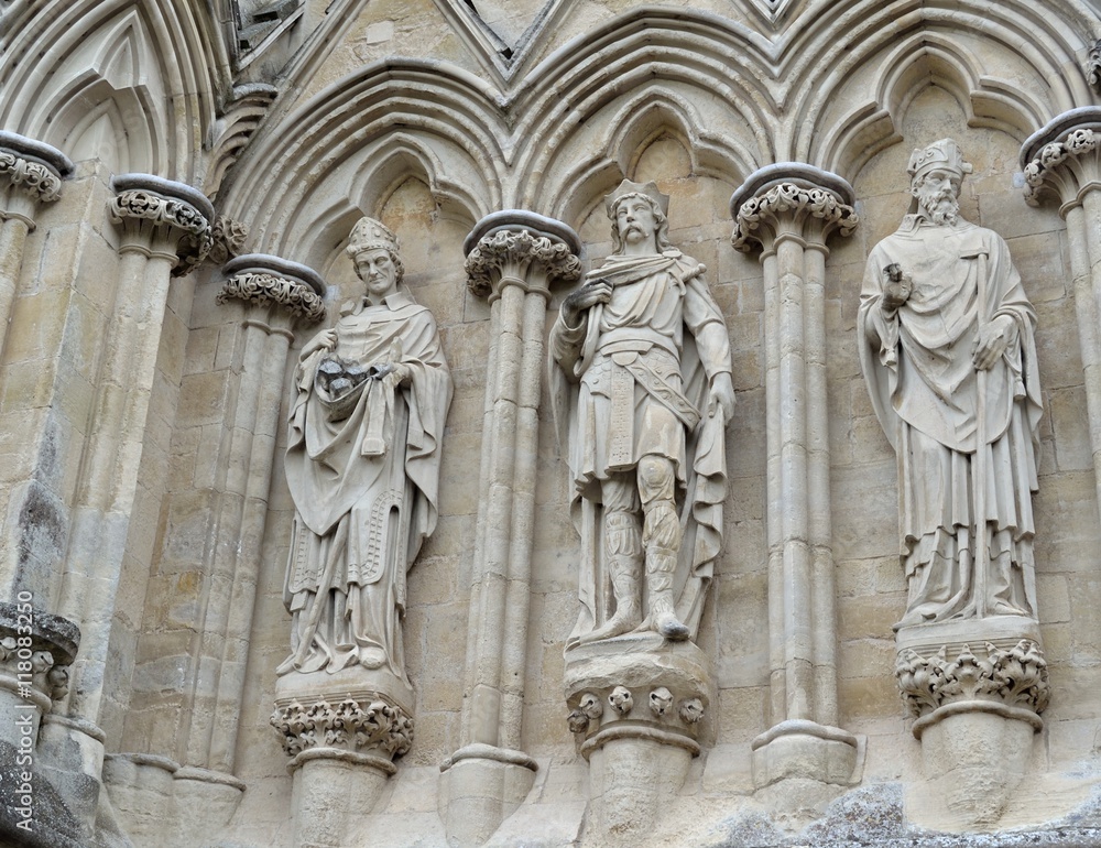 Fototapeta premium Cathédrale de Salisbury,