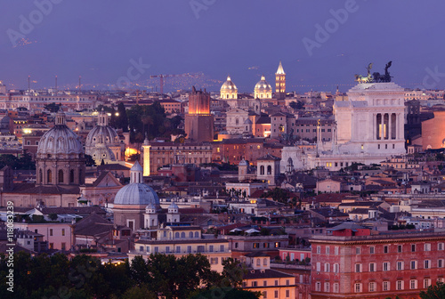 Rome night view