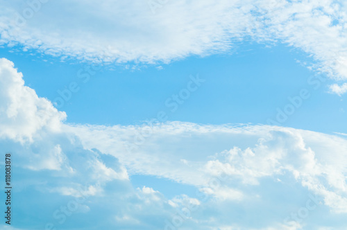 blue sky with clouds © rawintanpin