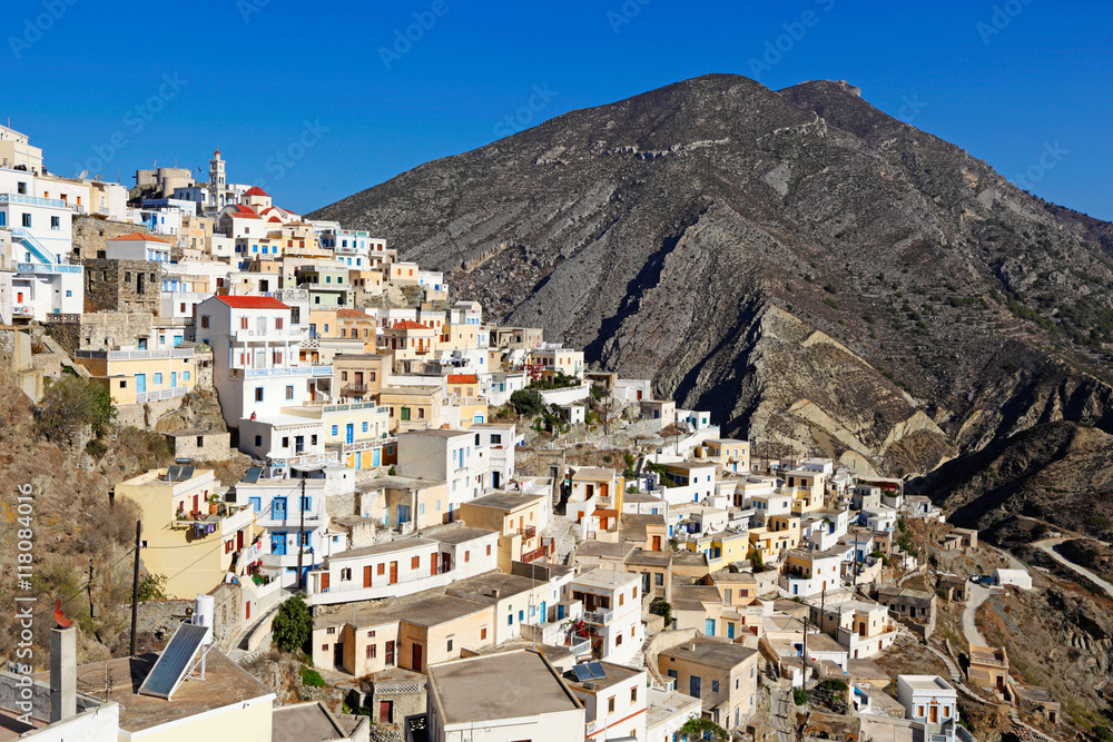 Olympos village in Karpathos, Greece