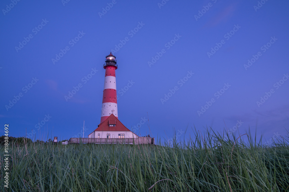 Lighthouse Westerhever Sand Lighthouse Westerhever Sand