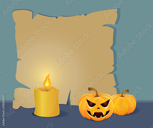 halloween paper board