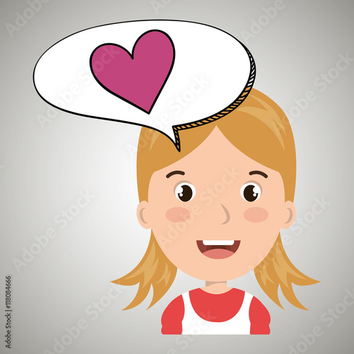 child chat student school vector illustration graphic