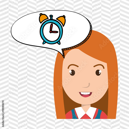 child chat student school vector illustration graphic