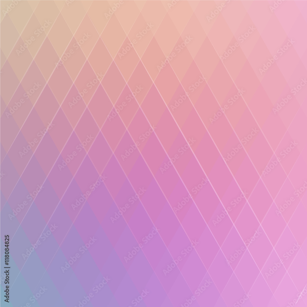 Fototapeta premium Abstract colored illustration of the triangles. Geometric style polygon background