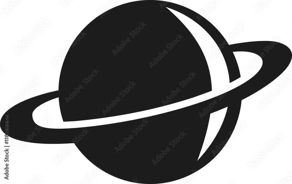 Saturn symbol Saturn symbol