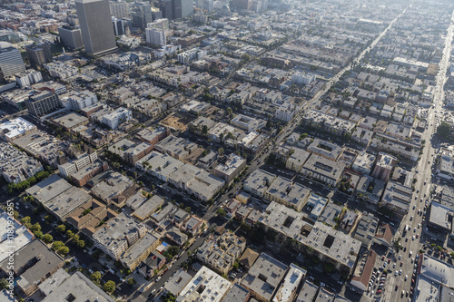 Los Angeles Korea Town Aerial
