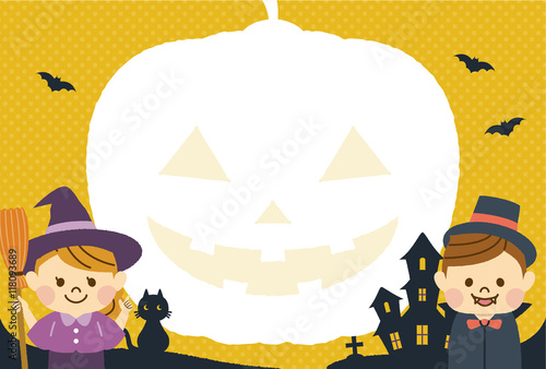 ハロウィン　フレーム