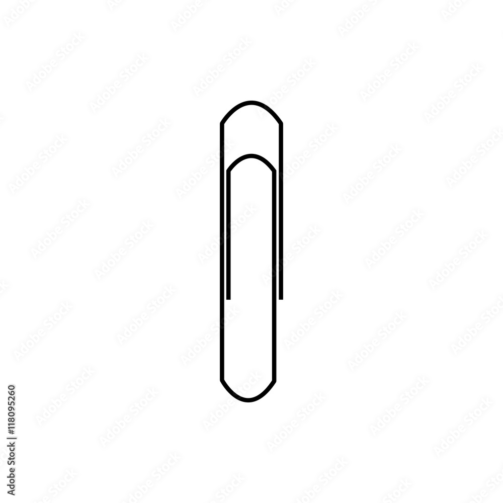 Paper clip Vector icon Paper clip Vector icon