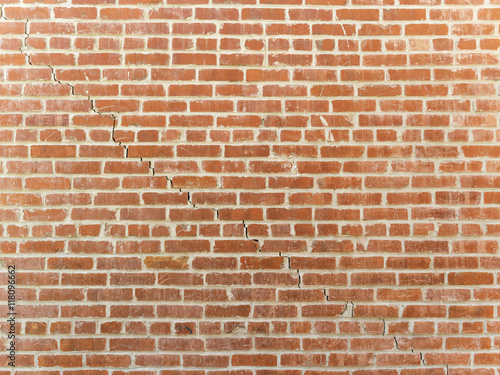 Crack in a Red Brick Wall