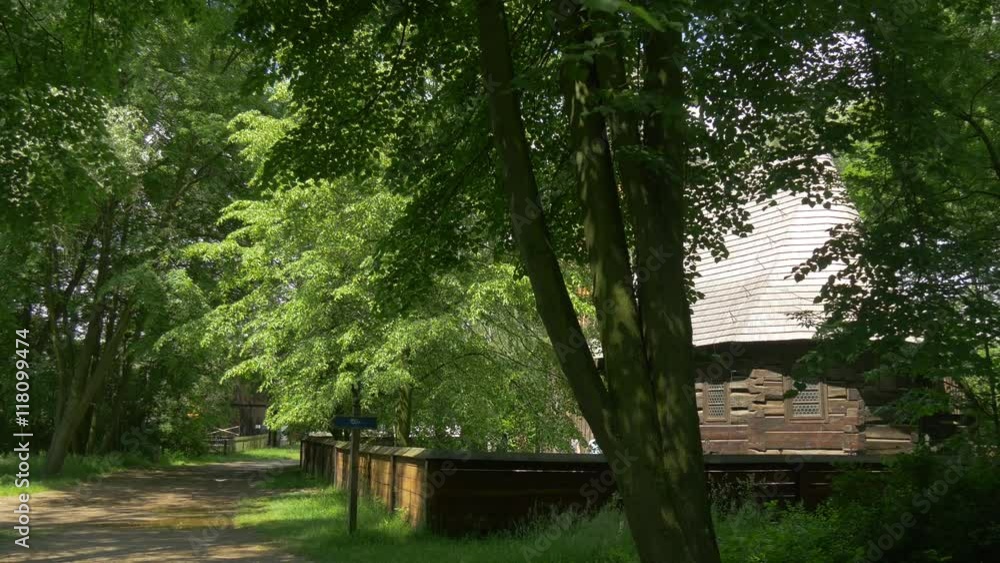 Beautiful Large Farmhouse With an Unusual Roof Among the Trees Beautiful Large Farmhouse With an Unusual Roof Among the Trees
