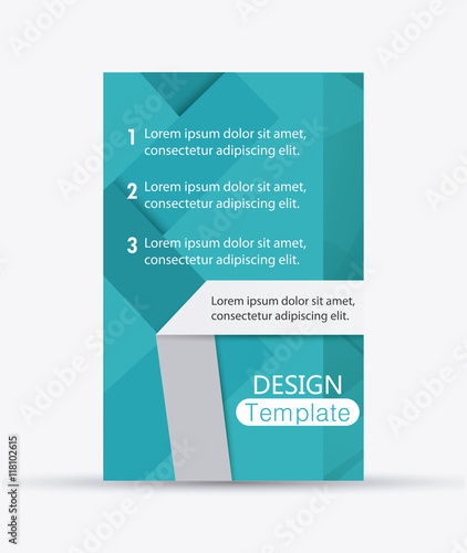 design template blue website decoration layout icon, vector illustration