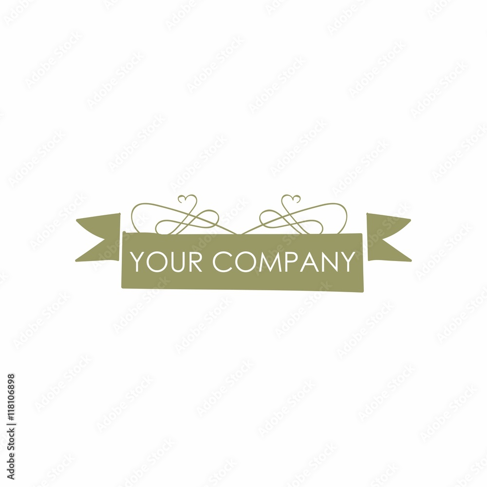 Fototapeta premium wedding logo icon vector