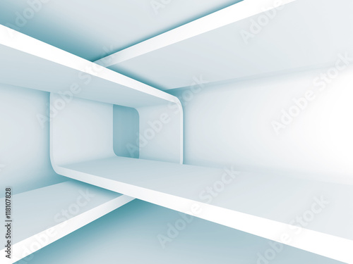 Wallpaper Mural White Abstract Modern Architecture Interior Background Torontodigital.ca