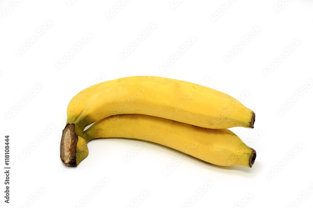 Banana isolated on white