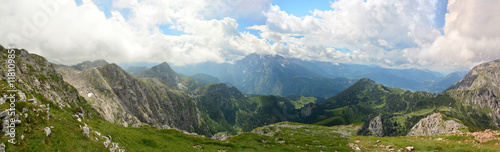 Gipfelpanorama Berchtesgadener Alpen