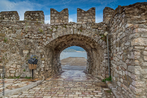 Fortification at the port of Nafpaktos town, Western Greece