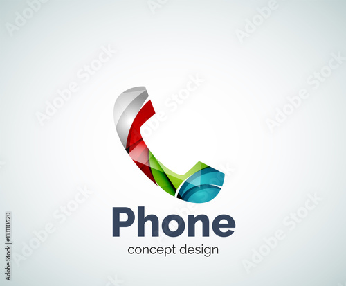 Free Download Retro phone logo template - GFXLoad