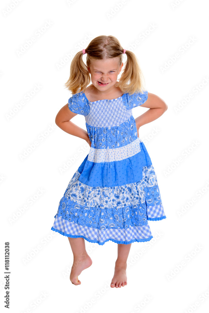 little bold girl with pigtails little bold girl with pigtails