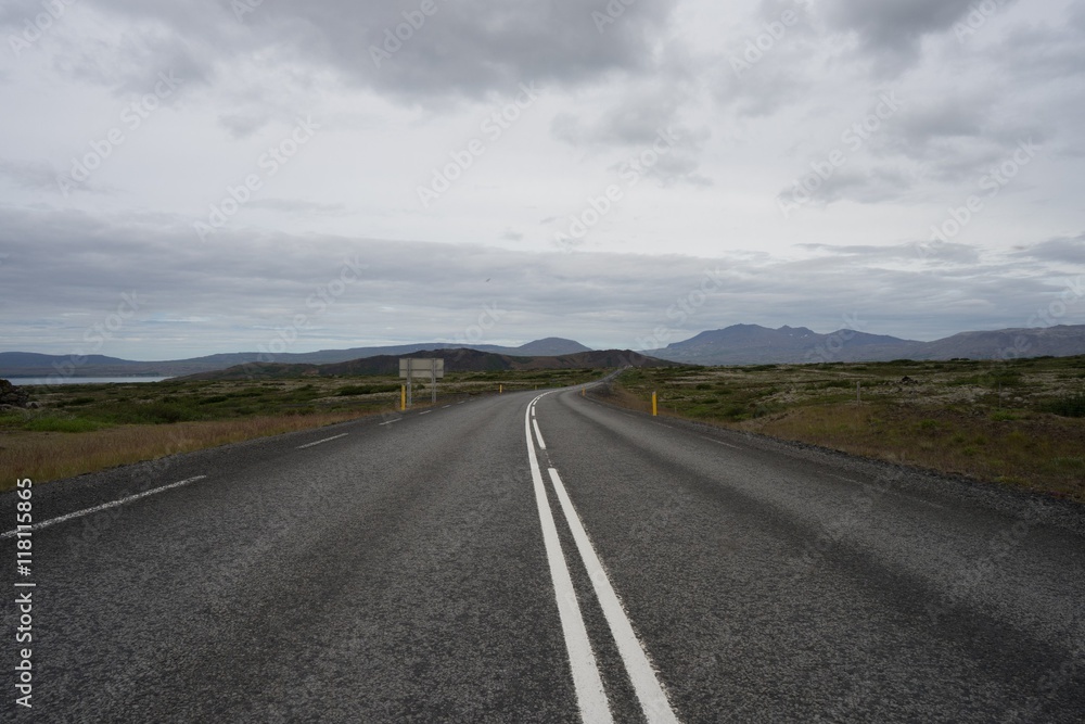 Lonely roads of Iceland