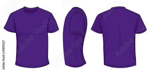 Purple Shirt Template
