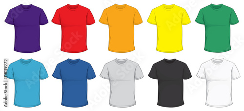 Colorful T-Shirt Template