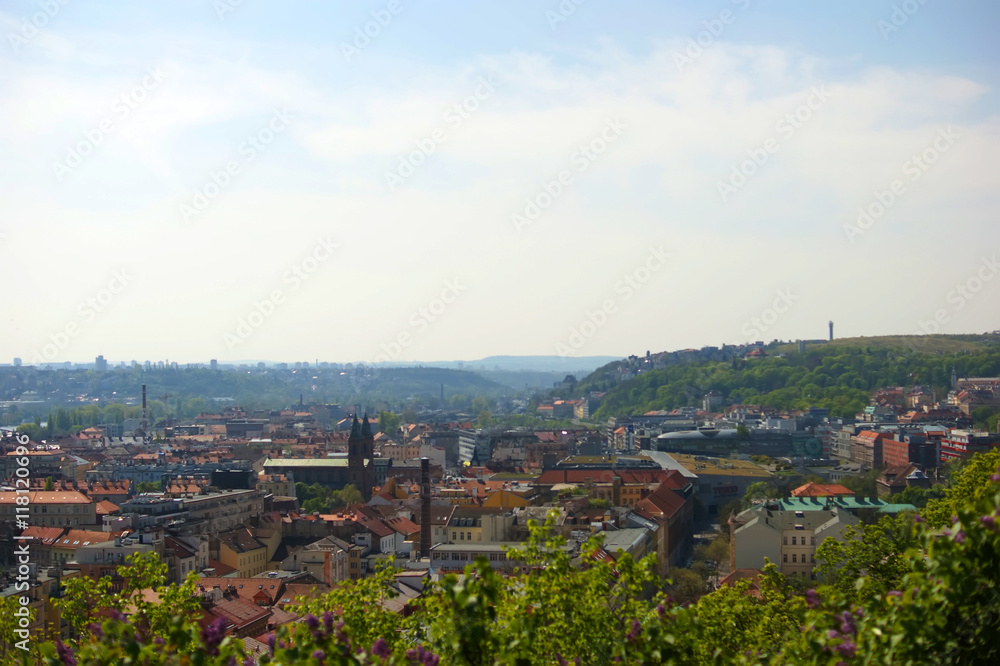 Prague city landscape