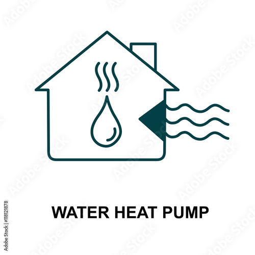 water heat pump icon
