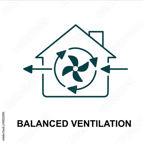 balanced ventilation icon