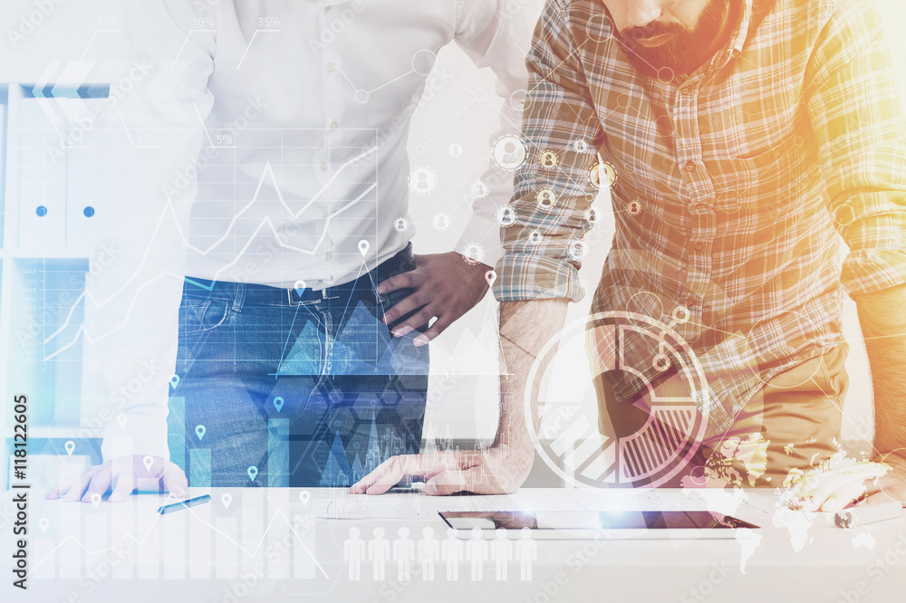 Fototapeta premium Engineers at work