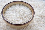 Grain white rice in a bowl