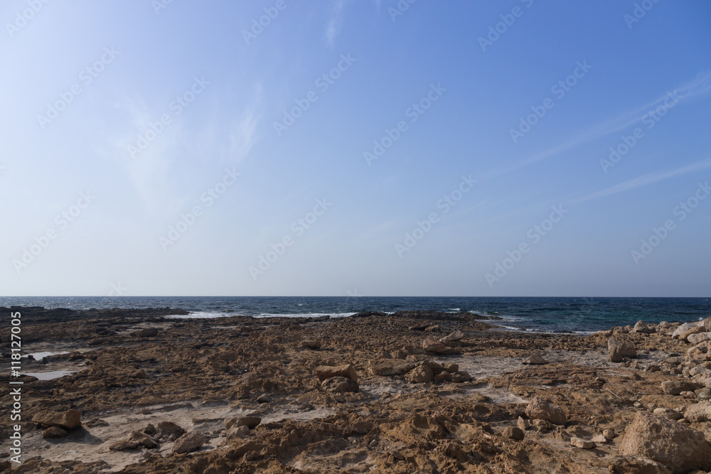 Beautiful sea landscape on a Cyprus Beautiful sea landscape on a Cyprus