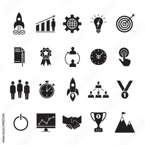 startup icons set