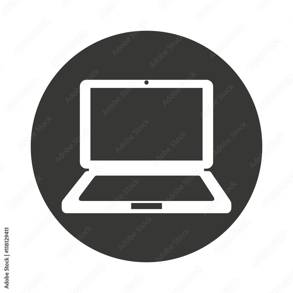 laptop computer portable icon laptop computer portable icon