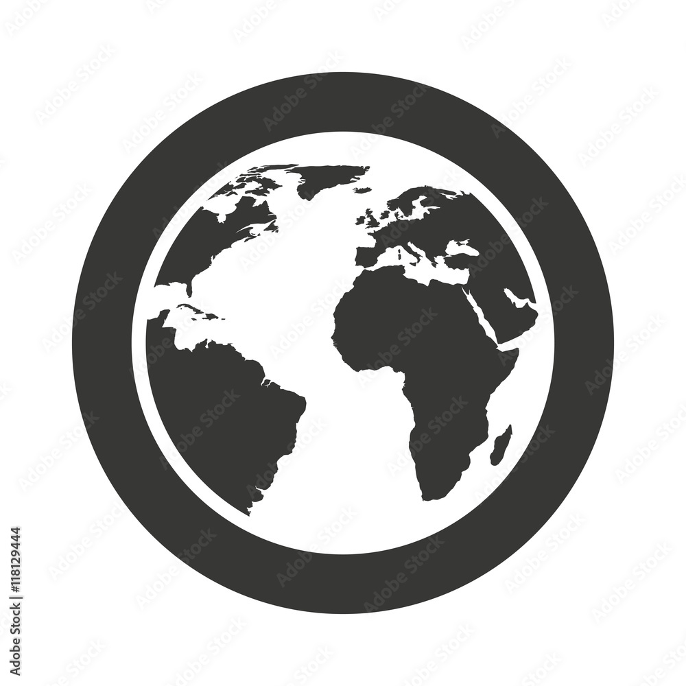 world planet earth icon world planet earth icon