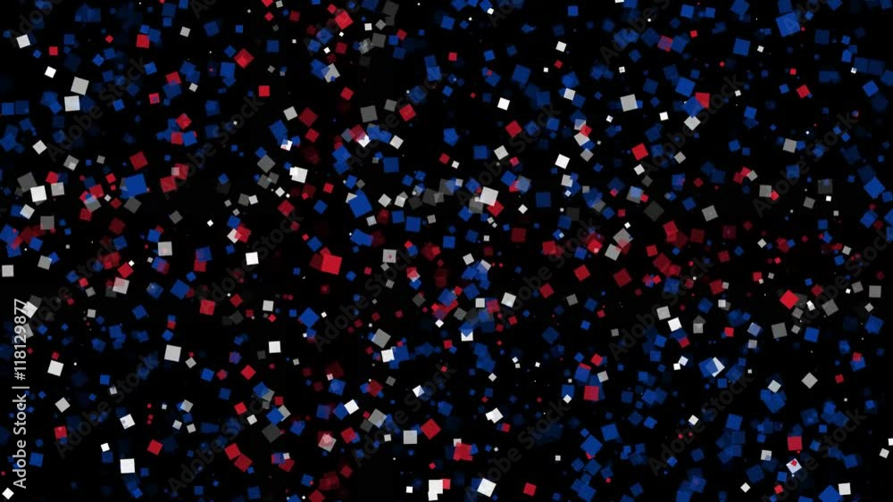 spirited celebratory fireworks from flat confetti particles with main national colors revealing the flag of Iceland spirited celebratory fireworks from flat confetti particles with main national colors revealing the flag of Iceland