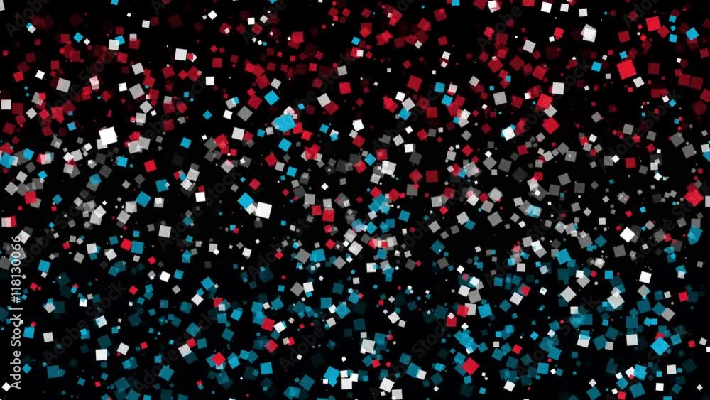 spirited celebratory fireworks from flat confetti particles with main national colors revealing the flag of Luxembourg spirited celebratory fireworks from flat confetti particles with main national colors revealing the flag of Luxembourg