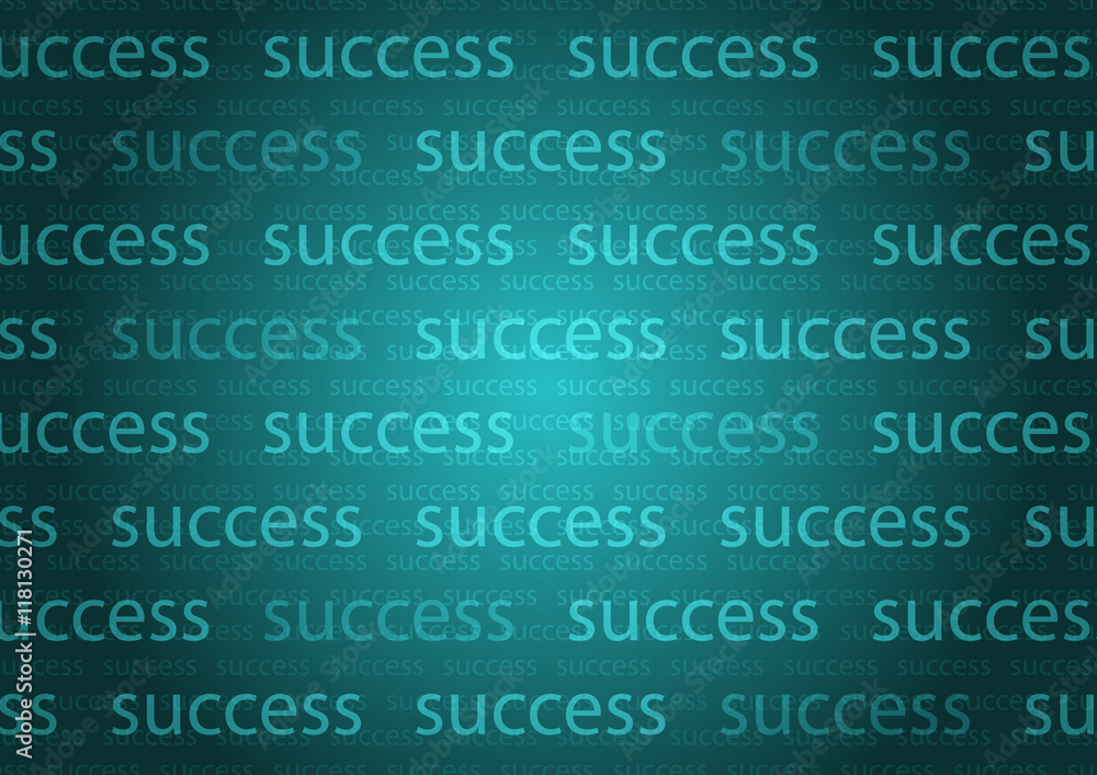Abstract success on green background vector illustration Abstract success on green background vector illustration