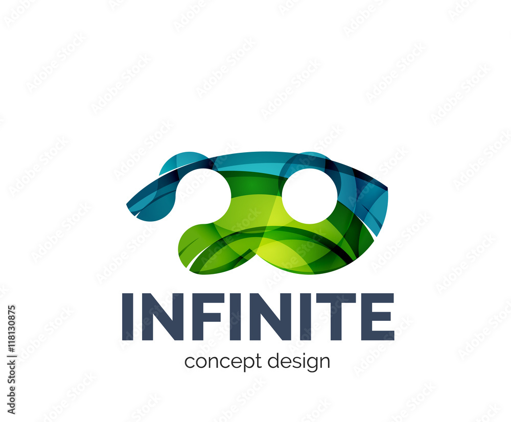 Infinite logo business branding icon Infinite logo business branding icon