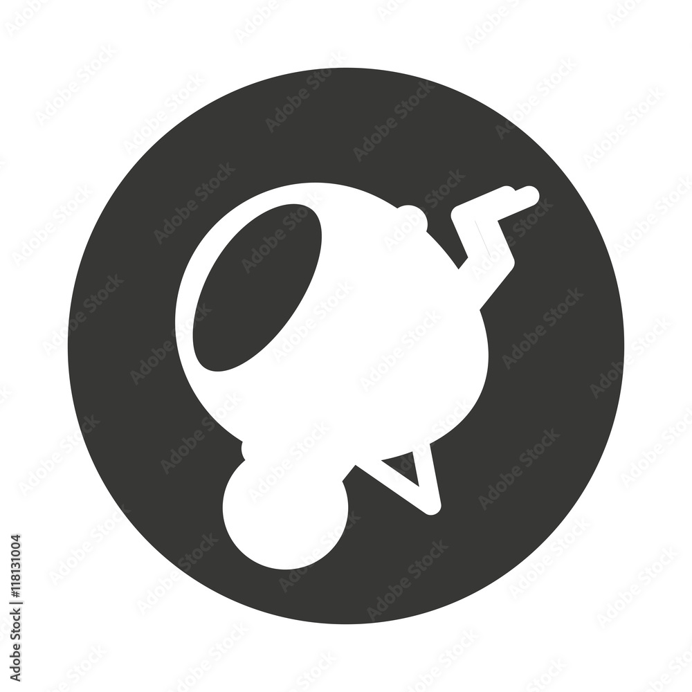 Fototapeta premium mixer machine construction icon