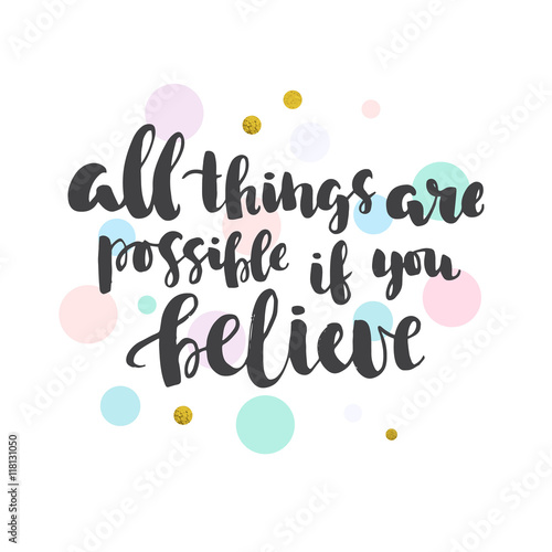 Motivational poster about believing in yourself.