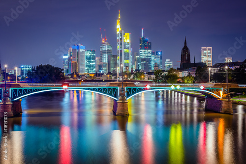 Frankfurt Germany Skyline photo
